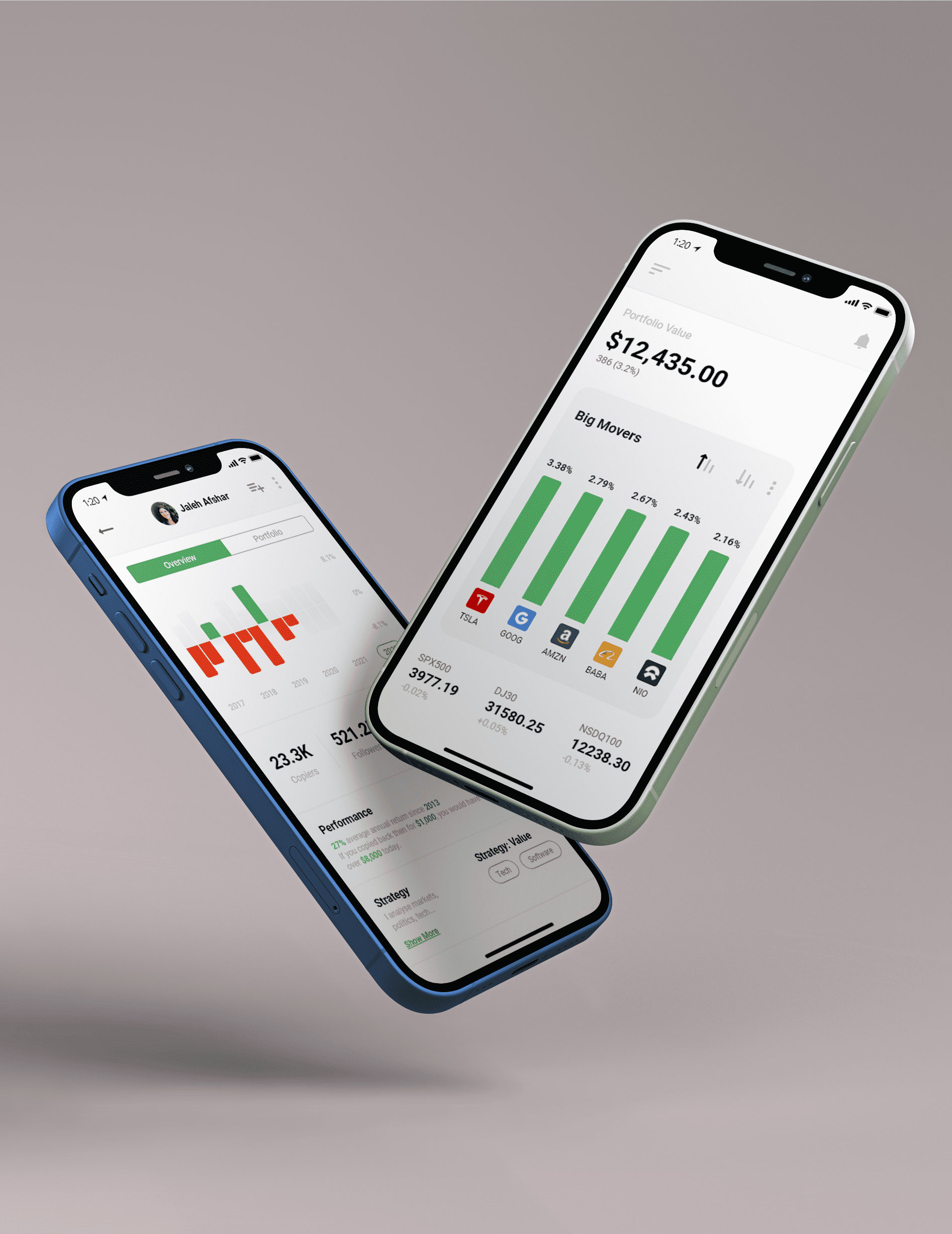 Cryptocurrency Trading Platform_mobile app screens