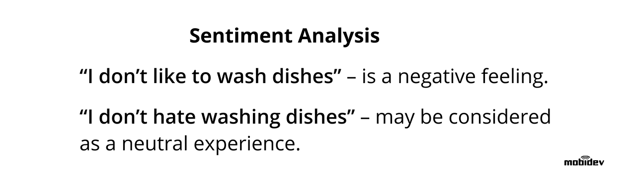 Sentiment analysis NLP task