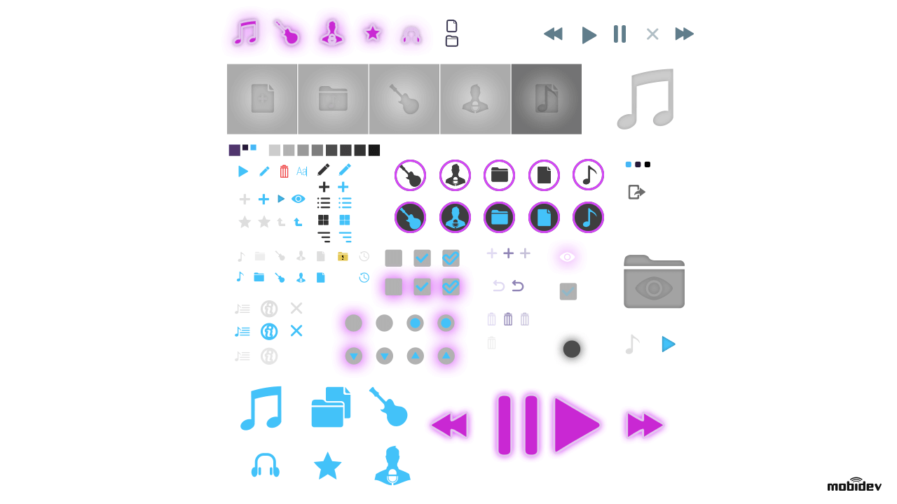 Slicing stage of UI/UX design process